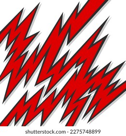 Abstract background with jagged spike pattern