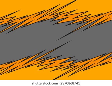 Abstract background with jagged spike pattern and with some copy space area