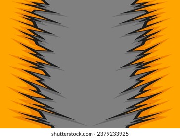Abstract background with jagged spike pattern and with some copy space area