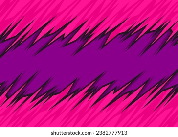 Abstract background with jagged spike pattern and with some copy space area