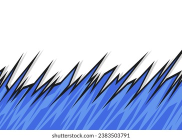 Abstract background with jagged spike pattern and with some copy space area