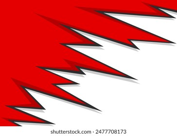Abstract background with jagged spike pattern and with some copy space area