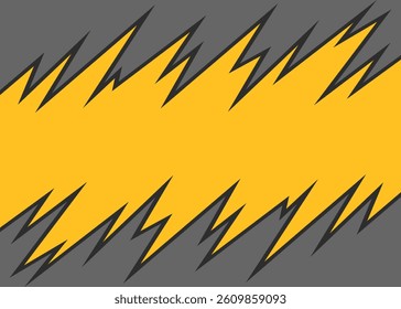 Abstract background with jagged spike pattern and with some copy space area
