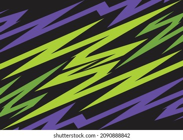 Abstrakter Hintergrund mit gezacktem Zickzacklinienmuster