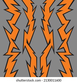 Abstract background with jagged zigzag line pattern