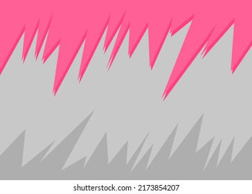 Fondo abstracto con un patrón de línea de zigzag en posición irregular y un área de copia