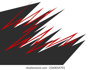 Abstract background with jagged zigzag line pattern and with some copy space area