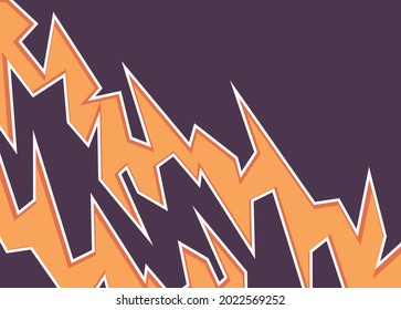 Abstract background with jagged zigzag pattern