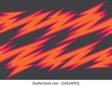 Abstract background with jagged zigzag pattern
