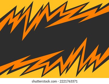 Abstract background with jagged zigzag pattern and with some copy space area