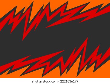Abstract background with jagged zigzag pattern and with some copy space area