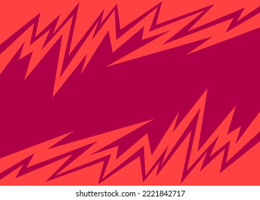 Abstract background with jagged zigzag pattern and with some copy space area