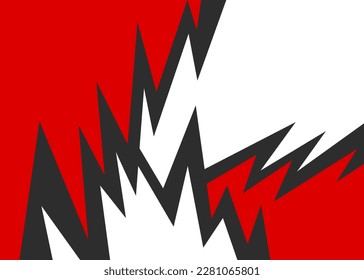 Abstract background with jagged zigzag pattern and some copy space area