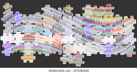 Abstract background with jigsaw puzzle