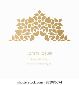 Abstract Background kaleidoscope effect polygon circle ornament. design business template. Wedding invitation card. No gradient effect