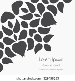 Abstract Background kaleidoscope effect polygon circle ornament. design business template. Wedding invitation card.