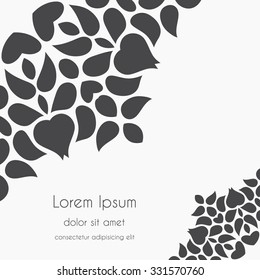 Abstract Background kaleidoscope effect polygon circle ornament. design business template. Wedding invitation card.