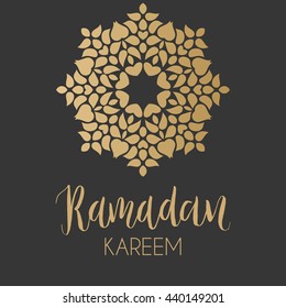 Abstract Background kaleidoscope effect polygon circle ornament. design business template