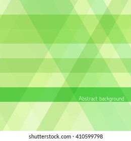 Abstract background with Kelly green diagonal and horizontal stripes. Simple vector graphic pattern