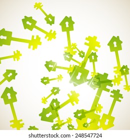 abstract background: key