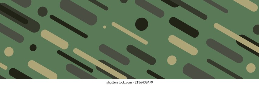 Abstrakter Hintergrund chaki verschiedene geometrische Formen - Vektorgrafik
