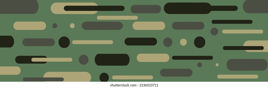 Abstract background khaki different geometric shapes - Vector illustration