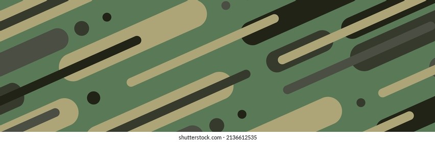 Abstract background khaki different geometric shapes - Vector illustration