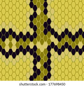 Abstract background - king cobra. vector graphics