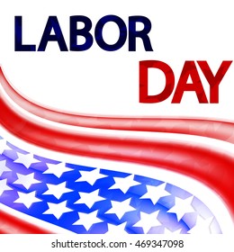 Abstract background, Labor day, flag design for holidays, vector illustration