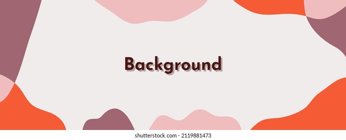 Antecedentes abstractos, antecedentes laconicos y elegantes con figuras abstractas geométricas, colores de moda del arte moderno en estilo abstracto moderno para afiches, postales, pancartas. Ilustración del vector
