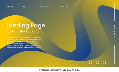 Abstract background landing page copy space for Web, Banner, Cover, Layout, Poster and Flayer Template by septiannasiri