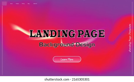 Abstract Background Landing Page Design