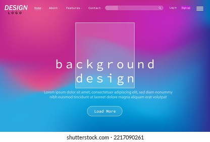 Abstract Background, Landing Page Design, Advertising Materials