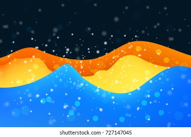 Abstract background of landscape with different colors.