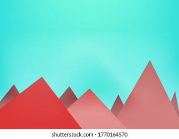 paisaje de fondo abstracto con montañas 