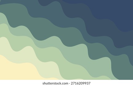 Abstract background landscape mountains and forest, vector illustration eps10