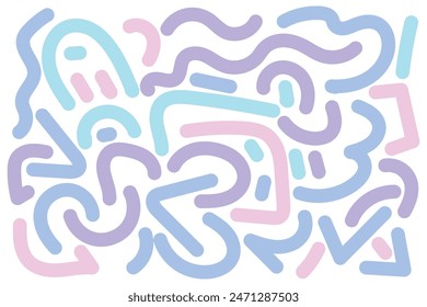 Paisaje de fondo Abstractas con el color del arco iris para su recurso gráfico