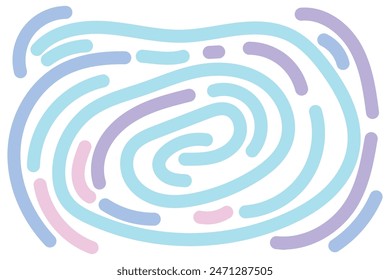 Abstract Background Landscape with Rainbow color for your graphic resource