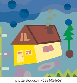 Abstract. Abstract background. Abstract landscape. Background. Background vector stock. Landscape illustration.