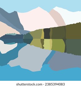Abstract. Abstract background. Abstract landscape. Background vector stock.