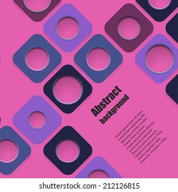 Abstract  background with large rhombus . Eps10 Vector illustration