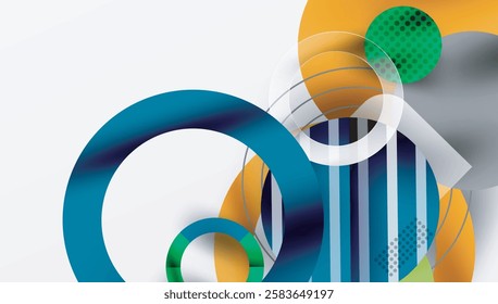Abstract background - layered geometric shapes with smooth gradients and transparency - Powered by Shutterstock - Get 15% off with code: PIKWIZARD15