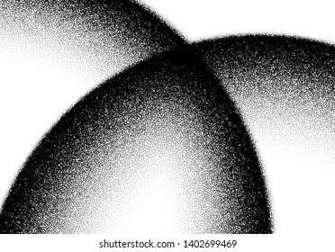Abstract background with layered noisy gradient of scattered dots