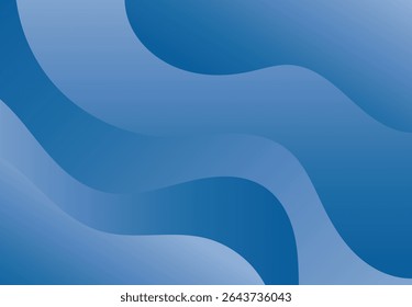  Fundo abstrato com efeito de corte de papel em camadas em negrito tons azuis. Contornos ondulados e gradientes suaves criam profundidade e movimento, ideais para temas de design moderno, apresentações e cenários criativos.