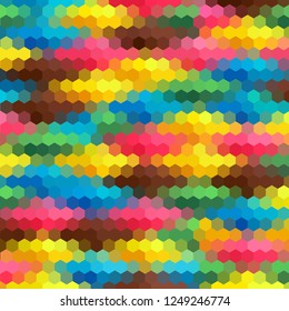 abstract background. layout for advertising  colored hexagons. eps 10