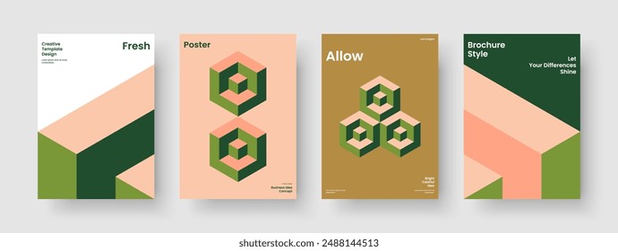 Abstract Background Layout. Geometric Poster Template. Isolated Flyer Design. Book Cover. Report. Brochure. Banner. Business Presentation. Notebook. Magazine. Journal. Advertising. Catalog