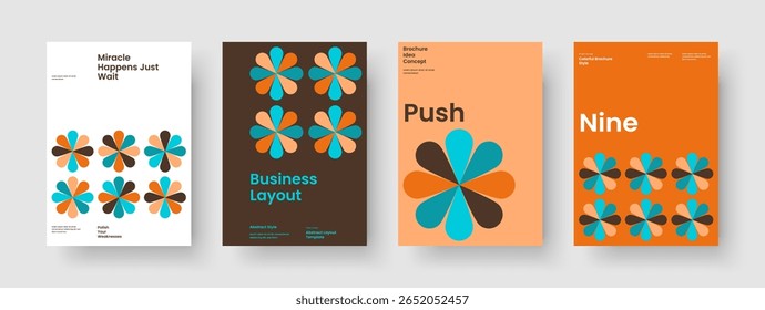Abstract Background Layout. Modern Report Template. Geometric Business Presentation Design. Flyer. Banner. Book Cover. Brochure. Poster. Journal. Handbill. Pamphlet. Brand Identity. Portfolio