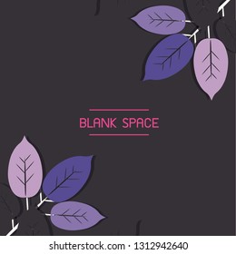 abstract background with leaf design
