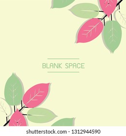abstract background with leaf design