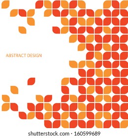 Abstract background with Leaf design